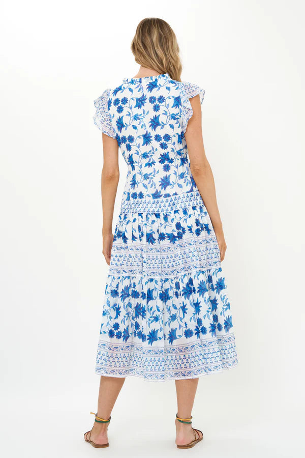 Marion Clinched Flirty Midi Dress
