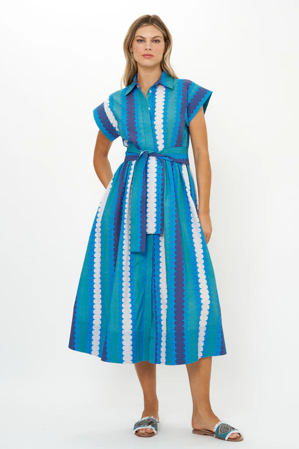 Meko Belted Shirt Dress