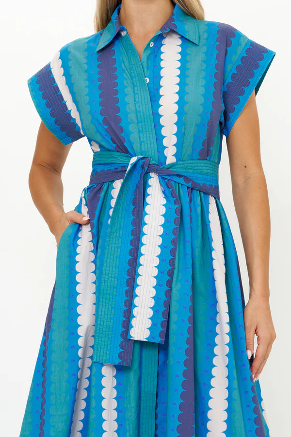 Meko Belted Shirt Dress